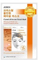 Mijin Cosmetics Junico Crystal All-in-one Facial Mask Hyaluronic Acid тканевая маска c гиалуроновой кислотой2